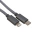 Кабель Type-C - Lightning PD/1m/nylon/gray REXANT