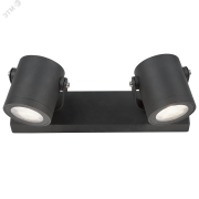 Светильник садово-парковый 2х35 Вт (max) 2хGU10 настенный архитектурный 220-240 В 50Hz IP54 280х90х130 мм Sonata Gauss