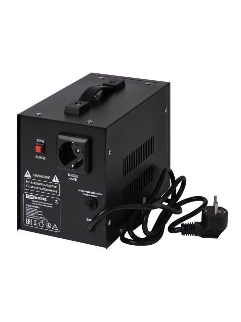 Стабилизатор напряжения БСР1-1,5 кВА электронный переносной TDM Стабилизатор напряжения БСР1-1,5 кВА электронный переносной TDM