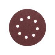 Диск абразивный на ворсовой основе на липучке перфорир. P80 125мм (уп.10шт) Kranz KR-91-1166