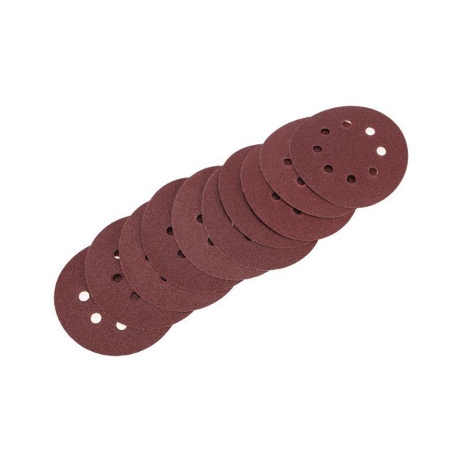 Диск абразивный на ворсовой основе на липучке перфорир. P80 125мм (уп.10шт) Kranz KR-91-1166 Диск абразивный на ворсовой основе на липучке перфорир. P80 125мм (уп.10шт) Kranz KR-91-1166