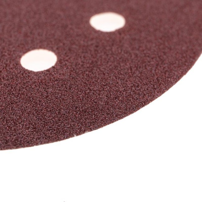 Диск абразивный на ворсовой основе на липучке перфорир. P80 125мм (уп.10шт) Kranz KR-91-1166 Диск абразивный на ворсовой основе на липучке перфорир. P80 125мм (уп.10шт) Kranz KR-91-1166