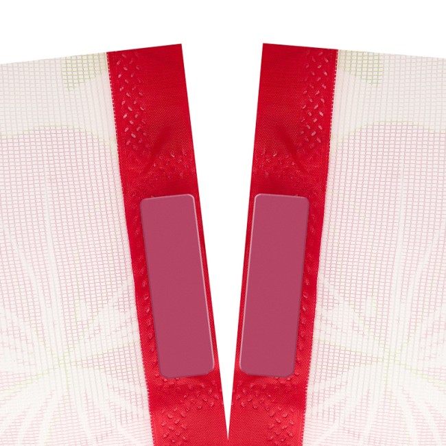 Дверная антимоскитная сетка 210х100см, с магнитами по всей длине, розовая с цветами REXANT