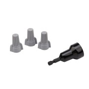 Соединительный изолирующий зажим с лепестками СИЗ-15 ø 14,9 мм (4-16 мм²), серый (10 шт./уп.) REXANT Соединительный изолирующий зажим с лепестками СИЗ-15 ø 14,9 мм (4-16 мм²), серый (10 шт./уп.) REXANT