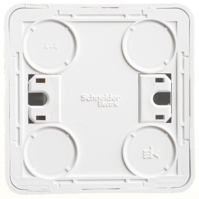 ЭТЮД Выключатель одноклавишный наружный с подсветкой белый сх.1