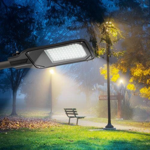 Светильник светодиодный SPP-504-0-50K-050 50Вт 5000К IP65 5000лм КСС Д DOB SMD 48мм уличный черн. Эра Б0062692