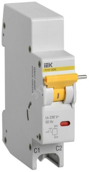 Расцепитель независимый РН47-60М на DIN-рейку для ВА47-60M IEK Расцепитель независимый РН47-60М на DIN-рейку для ВА47-60M IEK