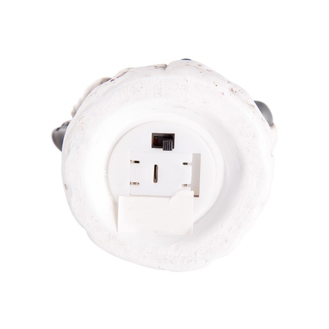 Керамическая фигурка Снеговичок в шарфе 7,5x6,5x12 см Керамическая фигурка Снеговичок в шарфе 7,5x6,5x12 см