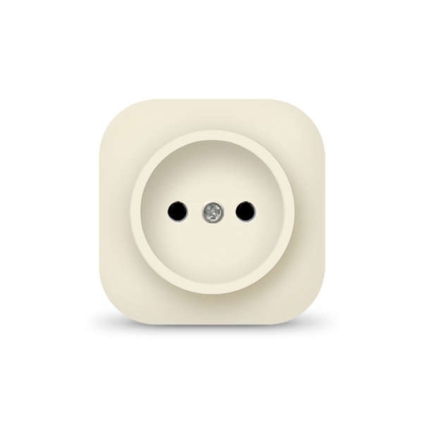 Розетка 1-м ОП 10А IP20 без заземл. сл. кость IONICH 1431 Розетка 1-м ОП 10А IP20 без заземл. сл. кость IONICH 1431