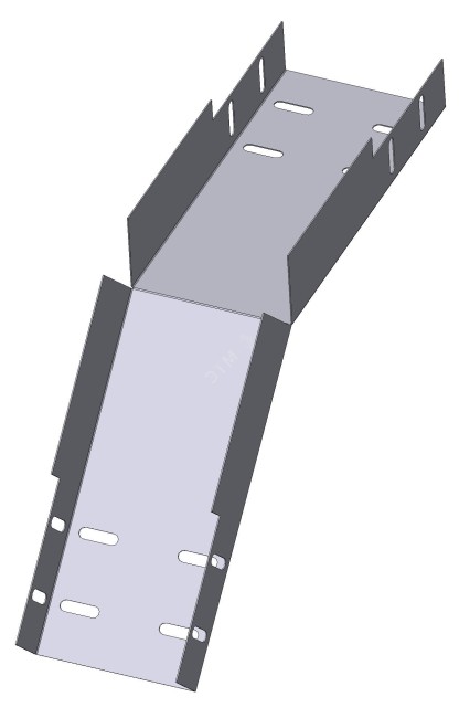 Лоток угловой ЛМс-45Н 300х100-1,0ц УТ2,5