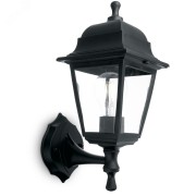 Светильник НБУ-04-60-001 вверх Е27 IP44 черный