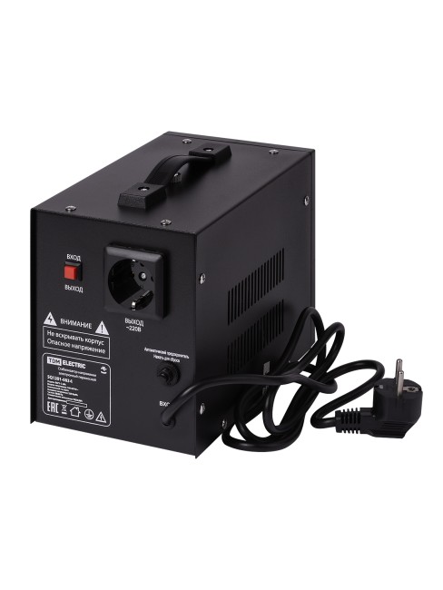 Стабилизатор напряжения БСР1-2,0 кВА электронный переносной TDM Стабилизатор напряжения БСР1-2,0 кВА электронный переносной TDM