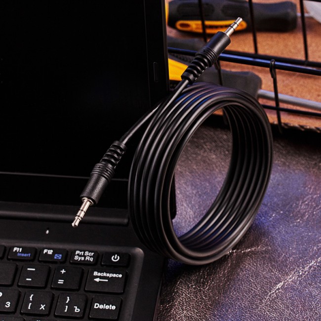 Шнур Стерео 3,5мм штекер - Стерео 3,5мм штекер, 3м REXANT Шнур Стерео 3,5мм штекер - Стерео 3,5мм штекер, 3м REXANT