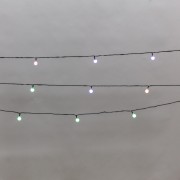 Гирлянда светодиодная Шарики 5м, 20LED, IP20, зеленый провод, свечение мульти (RG/RB), мигание, 230В NEON-NIGHT Гирлянда светодиодная Шарики 5м, 20LED, IP20, зеленый провод, свечение мульти (RG/RB), мигание, 230В NEON-NIGHT