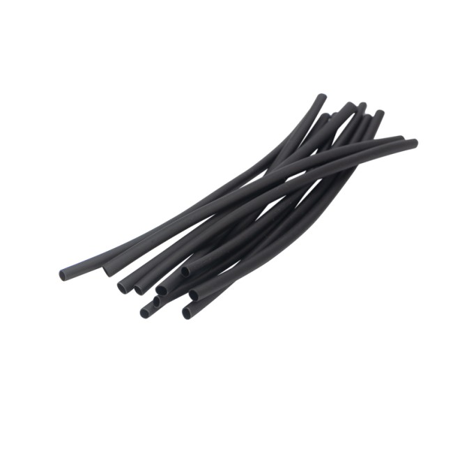 Набор №2 термоусаживаемых трубок ТУТ нг (2:1), черный, 260 шт., REXANT