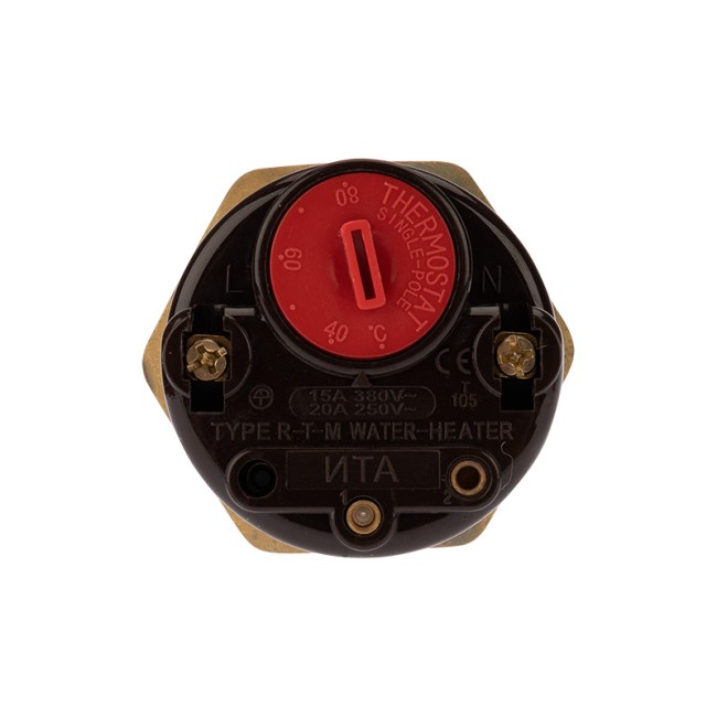 Нагревательный элемент для бойлера ТЭН RDT 1,5 кВт, резьбовой фланец 42 мм, термостат 15 A, кольцо уплотнительное D 42 мм REXANT