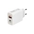 Сетевое зарядное устройство REXANT USB-A+USB-C адаптер, 18W белое