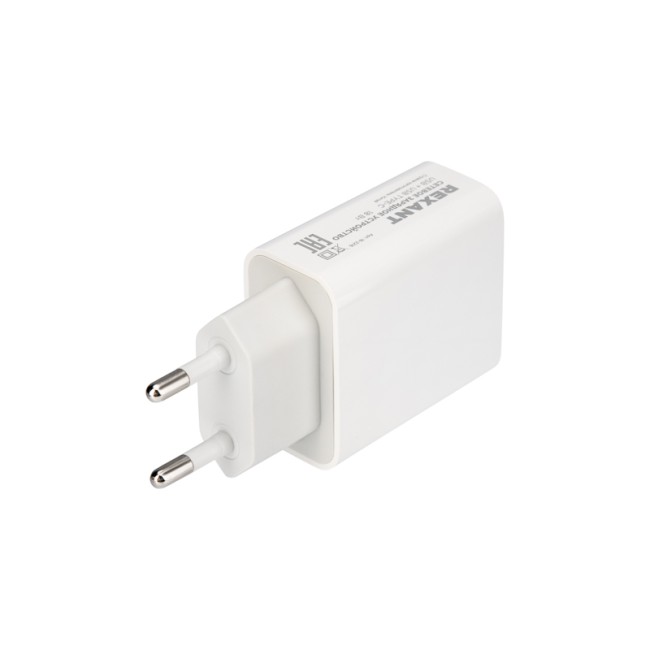 Сетевое зарядное устройство REXANT USB-A+USB-C адаптер, 18W белое Сетевое зарядное устройство REXANT USB-A+USB-C адаптер, 18W белое