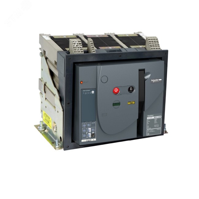 Выключатель автоматический EasyPact MVS 1000A 3P 65кА электронный расцепитель ET5S стационарный с ручным приводом Выключатель автоматический EasyPact MVS 1000A 3P 65кА электронный расцепитель ET5S стационарный с ручным приводом