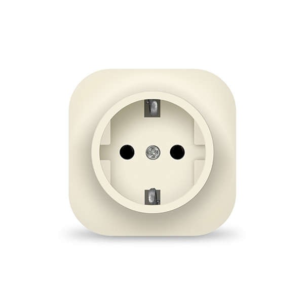 Розетка 1-м ОП 16А IP20 с заземл. сл. кость IONICH 1433 Розетка 1-м ОП 16А IP20 с заземл. сл. кость IONICH 1433