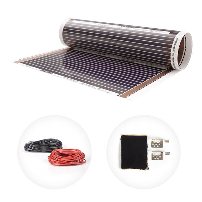 Пленочный теплый пол Ultra RXM 220 4м², 0,5х8м, 880Вт REXANT Пленочный теплый пол Ultra RXM 220 4м², 0,5х8м, 880Вт REXANT