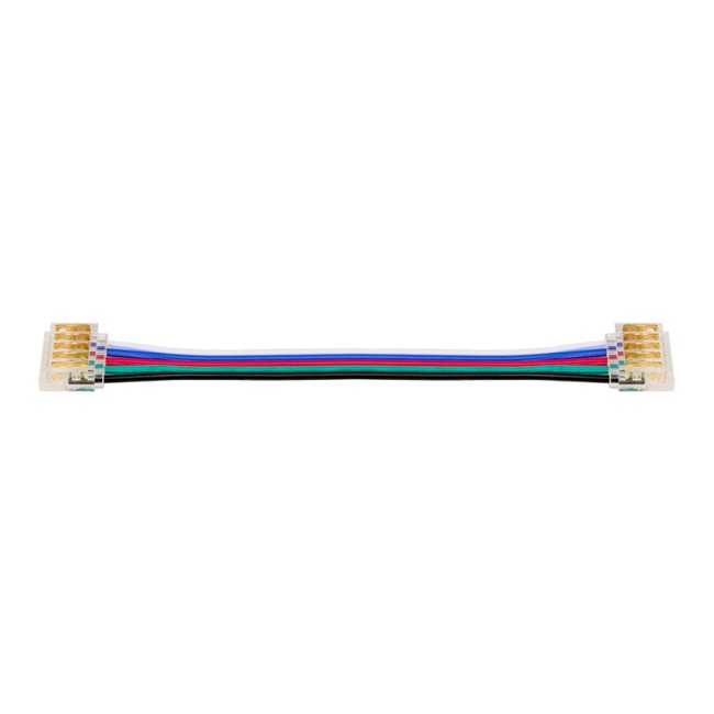 Коннектор WOLTA WLS-5PIN-RGBW-12MM-2 выводной/последовательный для ленты SMD RGBW шириной 12мм, провод 10см, комплект 3шт.