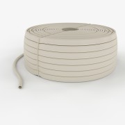 Трубка кембрик ТВ-40 ПВХ, d=18 мм REXANT