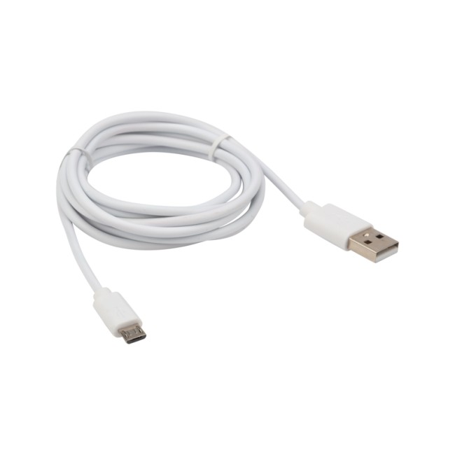 Кабель USB-micro USB/PVC/white/1,8m/REXANT