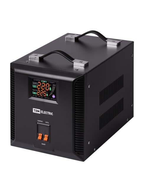 Стабилизатор напряжения БСР1-3,0 кВА электронный переносной TDM Стабилизатор напряжения БСР1-3,0 кВА электронный переносной TDM