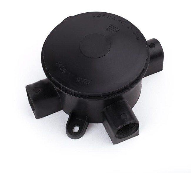 Коробка распределительная ОП 4-х рожк. У-409 полиамид ПЭМИ 43Б16А4094 Коробка распределительная ОП 4-х рожк. У-409 полиамид ПЭМИ 43Б16А4094