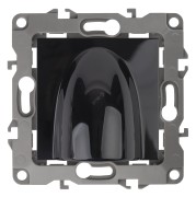 Вывод кабеля, Эра12, чёрный, 12-6003-06