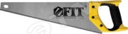Ножовка по дереву, мелкий каленый зуб 13 ТPI, 3D заточка, пласт.прорезиненная ручка, Профи 450 мм