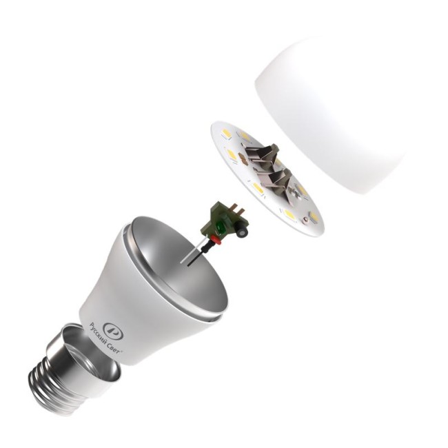 Лампа светодиодная RS G45 E27 6W 220-240V 2700К 6Вт 600лм Ra 90 шар Русский Свет 15010445046 Лампа светодиодная RS G45 E27 6W 220-240V 2700К 6Вт 600лм Ra 90 шар Русский Свет 15010445046