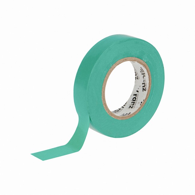 Изолента ПВХ 0,13х15 мм, 25 м, зеленая KRANZ Изолента ПВХ 0,13х15 мм, 25 м, зеленая KRANZ