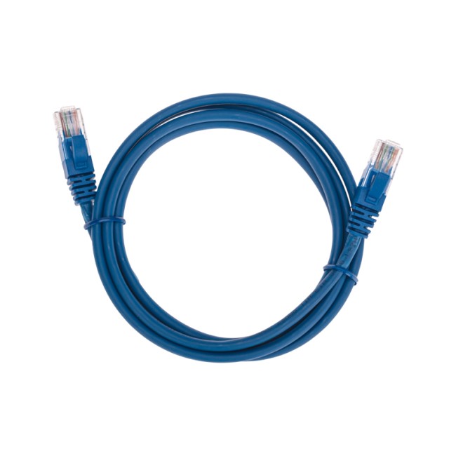 Патч-корд U/UTP, CAT 5e, RJ45-RJ45, 26AWG, LSZH, синий, 1,5м  REXANT