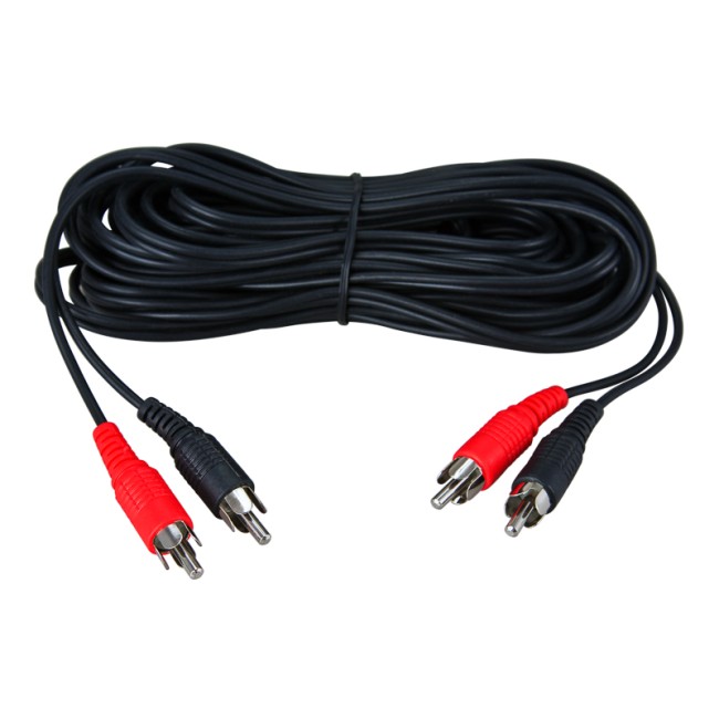 Шнур 2 RCA - 2 RCA, 1,5м, черный REXANT Шнур 2 RCA - 2 RCA, 1,5м, черный REXANT