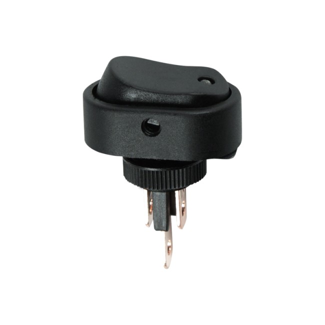 Выключатель клавишный 12V 30А (3с) ON-OFF черный ОВАЛ с желтой LED подсветкой (RWB-523, ASW-20D) REXANT Выключатель клавишный 12V 30А (3с) ON-OFF черный ОВАЛ с желтой LED подсветкой (RWB-523, ASW-20D) REXANT