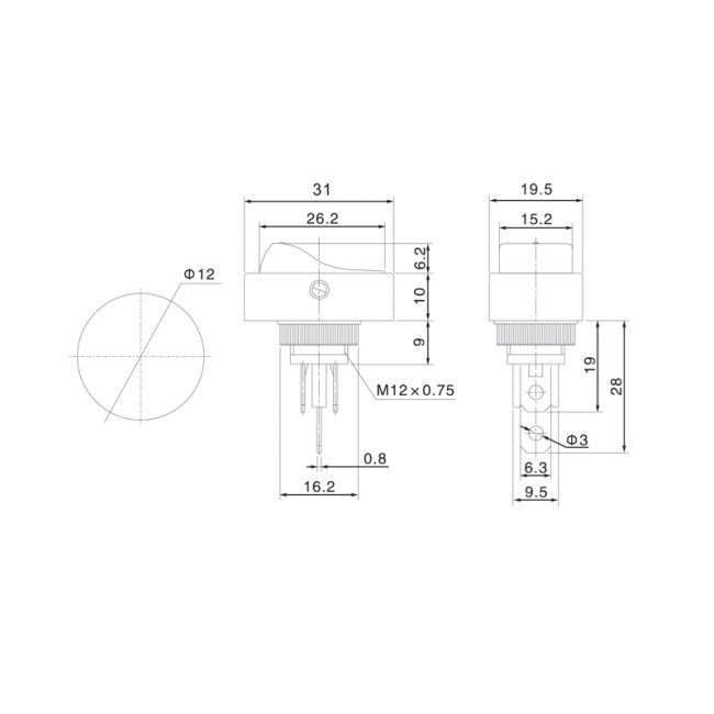 Выключатель клавишный 12V 30А (3с) ON-OFF черный ОВАЛ с желтой LED подсветкой (RWB-523, ASW-20D) REXANT Выключатель клавишный 12V 30А (3с) ON-OFF черный ОВАЛ с желтой LED подсветкой (RWB-523, ASW-20D) REXANT