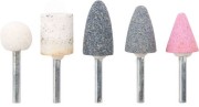 Шарошки абразивные по металлу, 5 шт, штифт 3 мм (малые)