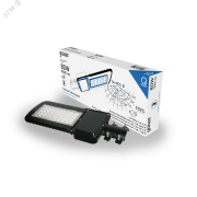 Светильник уличный светодиодный ДКУ-80 Вт 9600 Лм 5000K IP65 455х180х49 мм КСС Ш 120-260 В LED Qplus Gauss Светильник уличный светодиодный ДКУ-80 Вт 9600 Лм 5000K IP65 455х180х49 мм КСС Ш 120-260 В LED Qplus Gauss