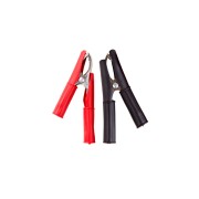 Зажим крокодил в изоляторе REXANT, длина 75 мм, ток 30A, 2 шт., пакет БОПП Зажим крокодил в изоляторе REXANT, длина 75 мм, ток 30A, 2 шт., пакет БОПП