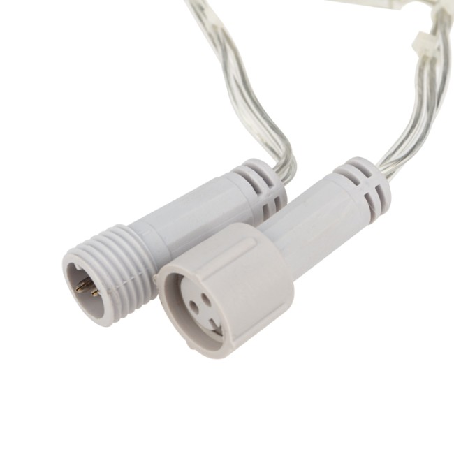 Гирлянда Нить 10м, постоянное свечение, прозрачный ПВХ, 24В, цвет Тёплый белый  (нужен трансформатор 531-100/531-200)