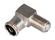 Переходник угловой гнездо F – гнездо TV REXANT Переходник угловой гнездо F – гнездо TV REXANT