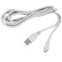 Кабель USB (шт. micro USB - шт. USB A) 3 метра, серый REXANT