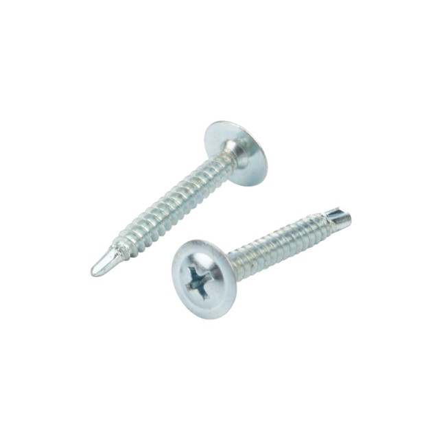 Саморез с прессшайбой ПШС сверло 4,2х32, пакет (500 шт/уп) KRANZ