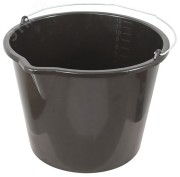 Ведро строительное пластиковое для перемешивания раствора с носиком 20 л Ведро строительное пластиковое для перемешивания раствора с носиком 20 л