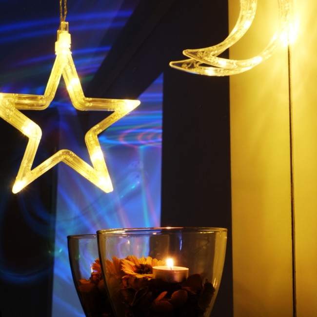 Фигура светодиодная Звездочка на присоске с подвесом, цвет ТЕПЛЫЙ БЕЛЫЙ Фигура светодиодная Звездочка на присоске с подвесом, цвет ТЕПЛЫЙ БЕЛЫЙ