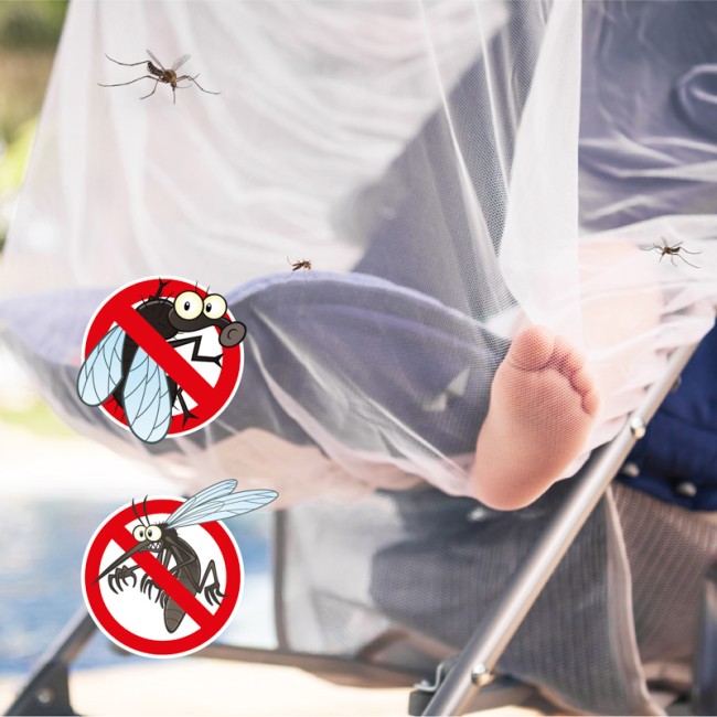 Детская антимоскитная сетка для коляски 70х130см REXANT