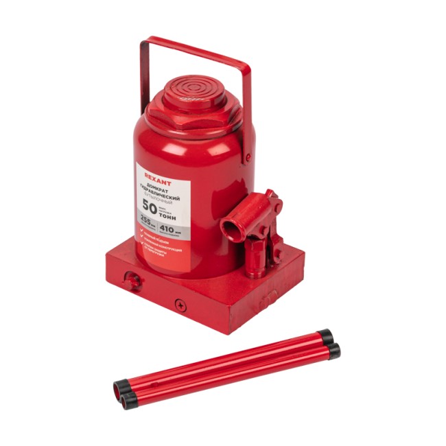 Домкрат гидравлический бутылочный 50т REXANT