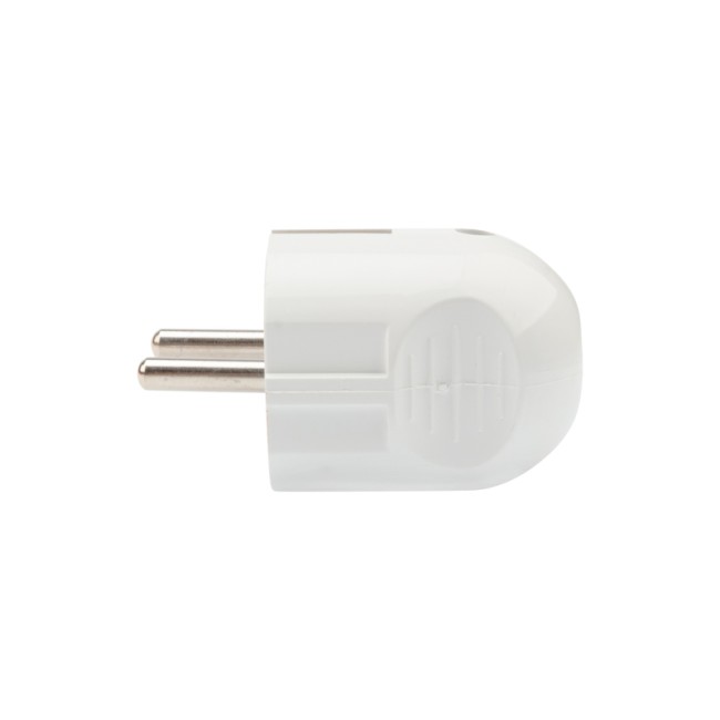 Вилка прямая с/з белая 16 А PROCONNECT Вилка прямая с/з белая 16 А PROCONNECT